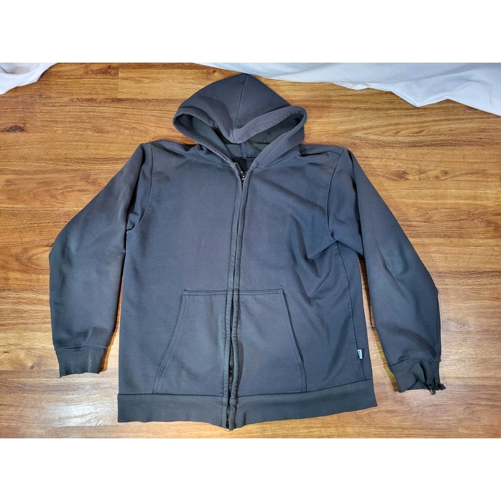 NSA National Safety Apparel Size Large Black Full Size‎ Distressed Sweatshirt